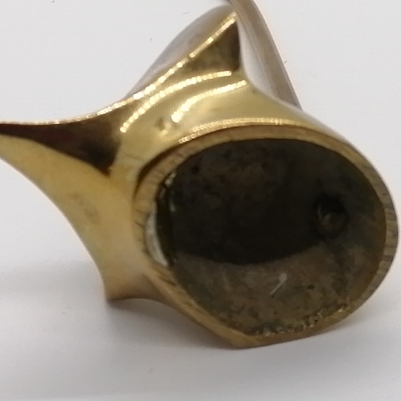 SOLD          VTG Brass Mouse Ring Holder - Picture 5 of 15